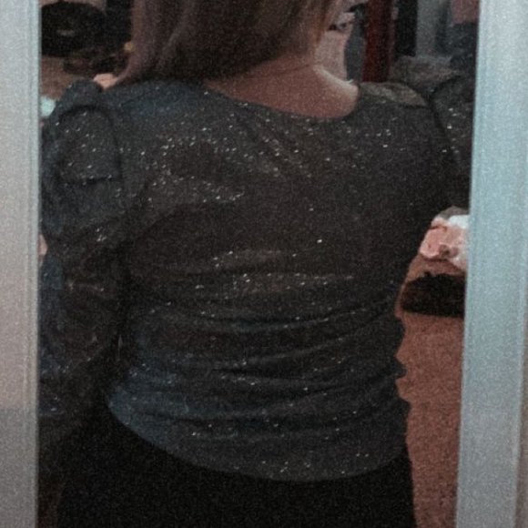 HYFVE Sparkle Puff Sleeve Top - Picture 2 of 2